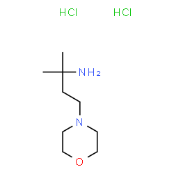 ChemSpider 2D Image | 2-Methyl-4-(4-morpholinyl)-2-butanamine dihydrochloride | C9H22Cl2N2O