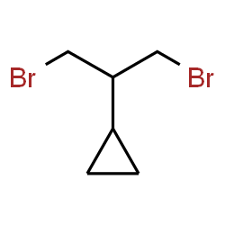 ChemSpider 2D Image | (1,3-Dibromo-2-propanyl)cyclopropane | C6H10Br2