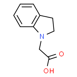 ChemSpider 2D Image | 2-(Indolin-1-yl)acetic acid | C10H11NO2