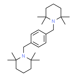 ChemSpider 2D Image | 1,1'-[1,4-Phenylenebis(methylene)]bis(2,2,6,6-tetramethylpiperidine) | C26H44N2