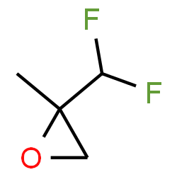 ChemSpider 2D Image | 2-(Difluoromethyl)-2-methyloxirane | C4H6F2O