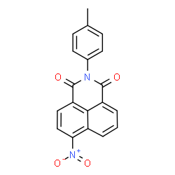 ChemSpider 2D Image | 6-Nitro-2-p-tolyl-benzo[de]isoquinoline-1,3-dione | C19H12N2O4