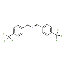 ChemSpider 2D Image | (E)-N-[4-(Trifluoromethyl)benzyl]-1-[4-(trifluoromethyl)phenyl]methanimine | C16H11F6N