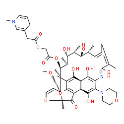 ChemSpider 2D Image | RIFAMYCIN CGP 4832 | C49H65N3O15