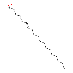 ChemSpider 2D Image | (2E,4E,6E)-2,4,6-Icosatrienoic acid | C20H34O2