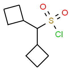 ChemSpider 2D Image | Dicyclobutylmethanesulfonyl chloride | C9H15ClO2S