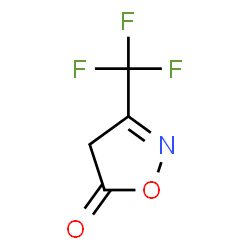 ChemSpider 2D Image | 3-(Trifluoromethyl)-1,2-oxazol-5(4H)-one | C4H2F3NO2