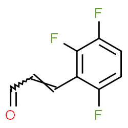 ChemSpider 2D Image | (2E)-3-(2,3,6-Trifluorophenyl)acrylaldehyde | C9H5F3O