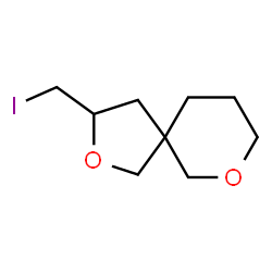 ChemSpider 2D Image | 3-(Iodomethyl)-2,7-dioxaspiro[4.5]decane | C9H15IO2