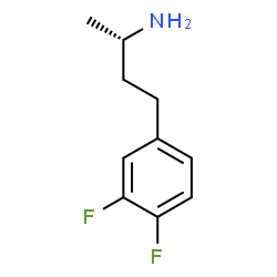 ChemSpider 2D Image | (2S)-4-(3,4-Difluorophenyl)-2-butanamine | C10H13F2N