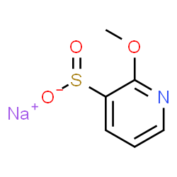 ChemSpider 2D Image | Sodium 2-methoxy-3-pyridinesulfinate | C6H6NNaO3S