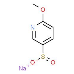 ChemSpider 2D Image | Sodium 6-methoxy-3-pyridinesulfinate | C6H6NNaO3S