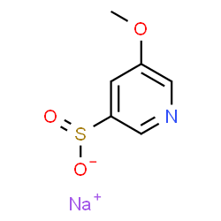 ChemSpider 2D Image | Sodium 5-methoxy-3-pyridinesulfinate | C6H6NNaO3S