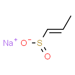 ChemSpider 2D Image | Sodium (1E)-1-propene-1-sulfinate | C3H5NaO2S