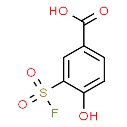 ChemSpider 2D Image | 3-(Fluorosulfonyl)-4-hydroxybenzoic acid | C7H5FO5S