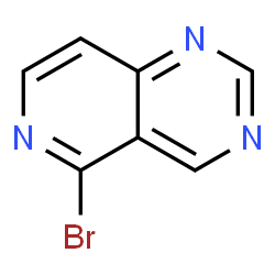 ChemSpider 2D Image | 5-Bromopyrido[4,3-d]pyrimidine | C7H4BrN3