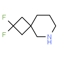 ChemSpider 2D Image | 2,2-Difluoro-6-azaspiro[3.5]nonane | C8H13F2N
