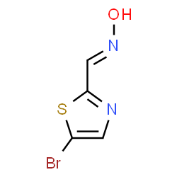 ChemSpider 2D Image | (E)-1-(5-Bromo-1,3-thiazol-2-yl)-N-hydroxymethanimine | C4H3BrN2OS