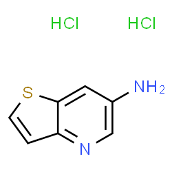 ChemSpider 2D Image | Thieno[3,2-b]pyridin-6-amine dihydrochloride | C7H8Cl2N2S