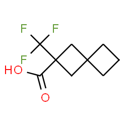 ChemSpider 2D Image | 2-(Trifluoromethyl)spiro[3.3]heptane-2-carboxylic acid | C9H11F3O2