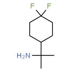 ChemSpider 2D Image | 2-(4,4-Difluorocyclohexyl)-2-propanamine | C9H17F2N
