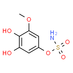 ChemSpider 2D Image | 3,4-Dihydroxy-5-methoxyphenyl sulfamate | C7H9NO6S