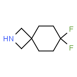 ChemSpider 2D Image | 7,7-Difluoro-2-azaspiro[3.5]nonane | C8H13F2N