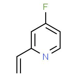 ChemSpider 2D Image | 4-Fluoro-2-vinylpyridine | C7H6FN