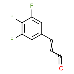 ChemSpider 2D Image | (2E)-3-(3,4,5-Trifluorophenyl)acrylaldehyde | C9H5F3O