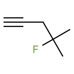 ChemSpider 2D Image | 4-Fluoro-4-methyl-1-pentyne | C6H9F