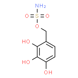ChemSpider 2D Image | 2,3,4-Trihydroxybenzyl sulfamate | C7H9NO6S