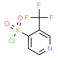 ChemSpider 2D Image | 3-(Trifluoromethyl)-4-pyridinesulfonyl chloride | C6H3ClF3NO2S