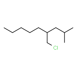ChemSpider 2D Image | 4-(Chloromethyl)-2-methylnonane | C11H23Cl