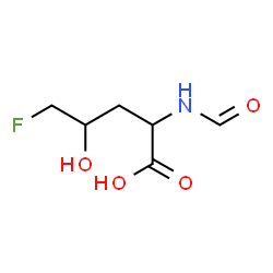 ChemSpider 2D Image | 5-Fluoro-N-formyl-4-hydroxynorvaline | C6H10FNO4