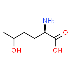 ChemSpider 2D Image | 5-Hydroxy-D-norleucine | C6H13NO3