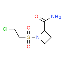 ChemSpider 2D Image | 1-[(2-Chloroethyl)sulfonyl]-2-azetidinecarboxamide | C6H11ClN2O3S