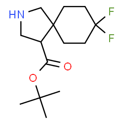 ChemSpider 2D Image | 2-Methyl-2-propanyl 8,8-difluoro-2-azaspiro[4.5]decane-4-carboxylate | C14H23F2NO2