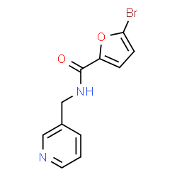 ChemSpider 2D Image | 5-Bromo-N-(3-pyridinylmethyl)-2-furamide | C11H9BrN2O2