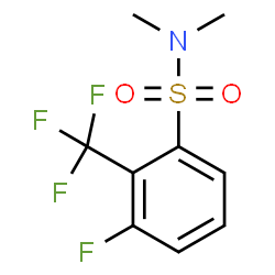 ChemSpider 2D Image | 3-Fluoro-N,N-dimethyl-2-(trifluoromethyl)benzenesulfonamide | C9H9F4NO2S