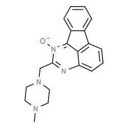 ChemSpider 2D Image | 2-[(4-Methyl-1-piperazinyl)methyl]indeno[1,2,3-de]quinazoline 1-oxide | C20H20N4O