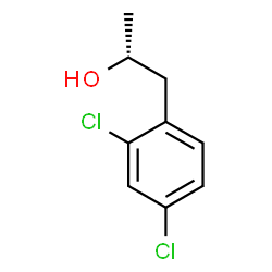 ChemSpider 2D Image | (2R)-1-(2,4-Dichlorophenyl)-2-propanol | C9H10Cl2O