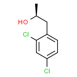 ChemSpider 2D Image | (2S)-1-(2,4-Dichlorophenyl)-2-propanol | C9H10Cl2O