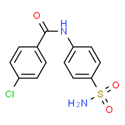 ChemSpider 2D Image | 4-Chloro-N-(4-sulfamoylphenyl)benzamide | C13H11ClN2O3S