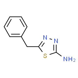 ChemSpider 2D Image | 5-Benzyl-1,3,4-thiadiazol-2-amine | C9H9N3S