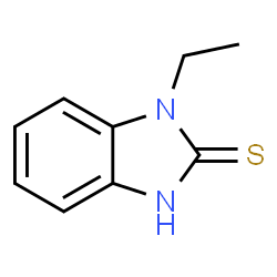 ChemSpider 2D Image | 1-Ethyl-1H-benzoimidazole-2-thiol | C9H10N2S