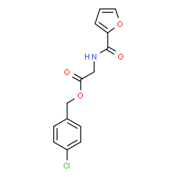 ChemSpider 2D Image | 4-Chlorobenzyl N-2-furoylglycinate | C14H12ClNO4