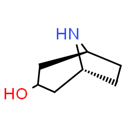 ChemSpider 2D Image | (1R,5S)-8-Azabicyclo[3.2.1]octan-3-ol | C7H13NO