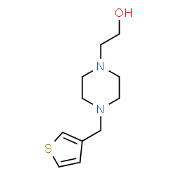 ChemSpider 2D Image | 2-[4-(3-Thienylmethyl)-1-piperazinyl]ethanol | C11H18N2OS