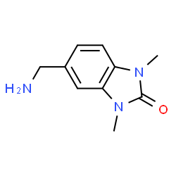 ChemSpider 2D Image | 5-(Aminomethyl)-1,3-dimethyl-1H-benzo[d]imidazol-2(3H)-one | C10H13N3O