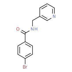 ChemSpider 2D Image | 4-Bromo-N-(3-pyridinylmethyl)benzamide | C13H11BrN2O